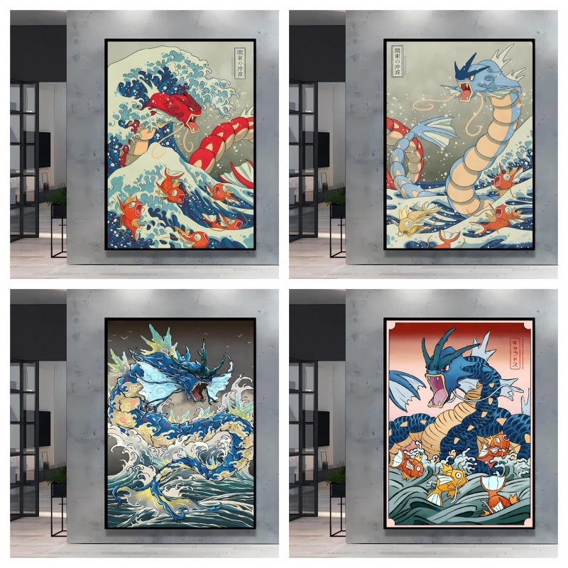 Resin Art For Kids - Japanese Classic Anime Picture Print Pokemon