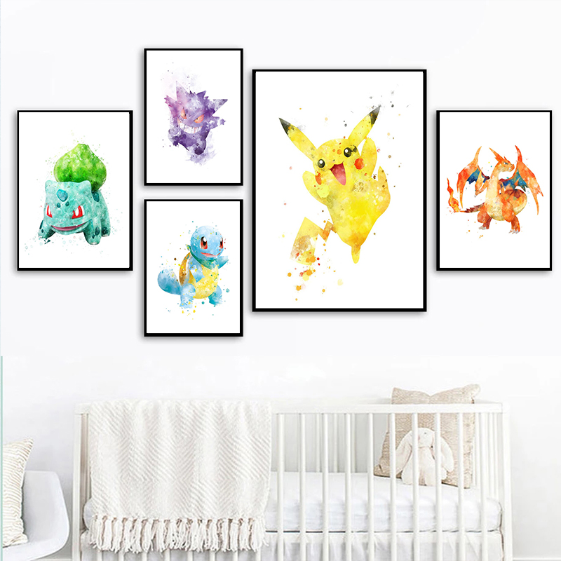 Resin Art Video - Japanese Anime Pokemon Watercolor Poster Video
