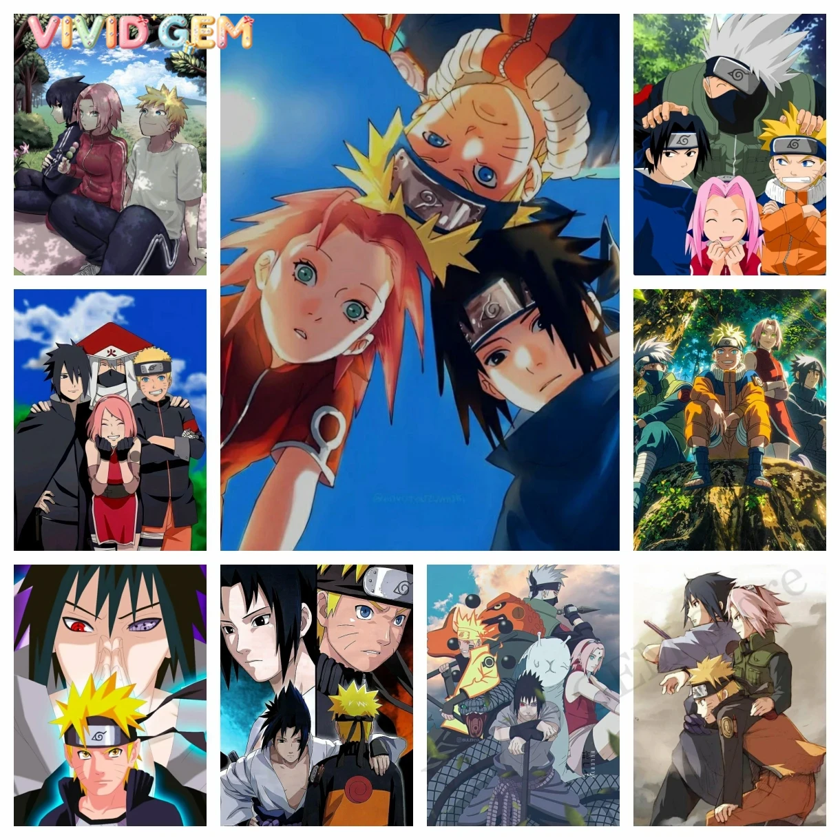Resin Art Class - VIVID GEM Naruto Shippuden Class Seven