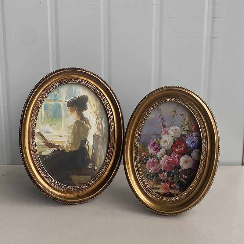 Vintage European Relief Golden - Resin Art Photo Frame review and price