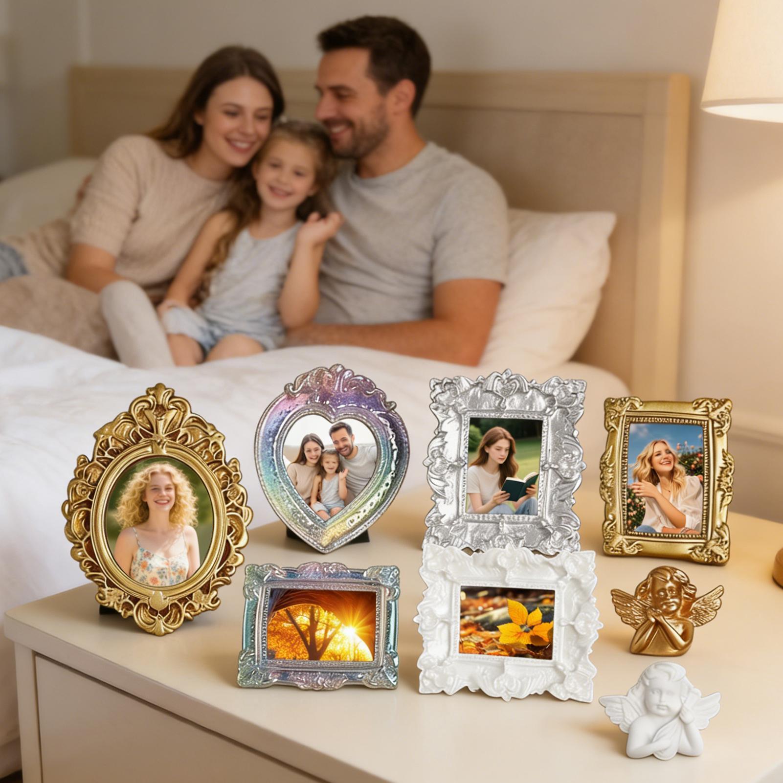 9 Pcs Miniature Picture Frame  - Resin Art Photo Frame review and price