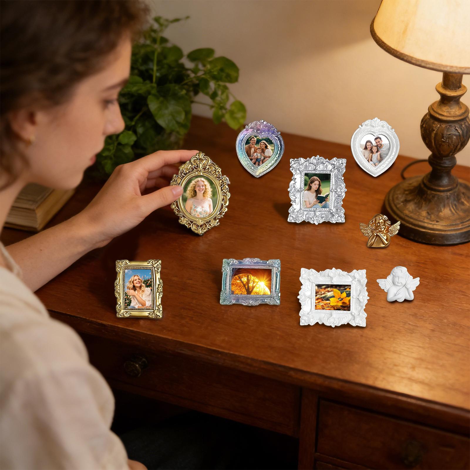 9 Pcs Miniature Picture Frame  - Resin Art Photo Frame review and price