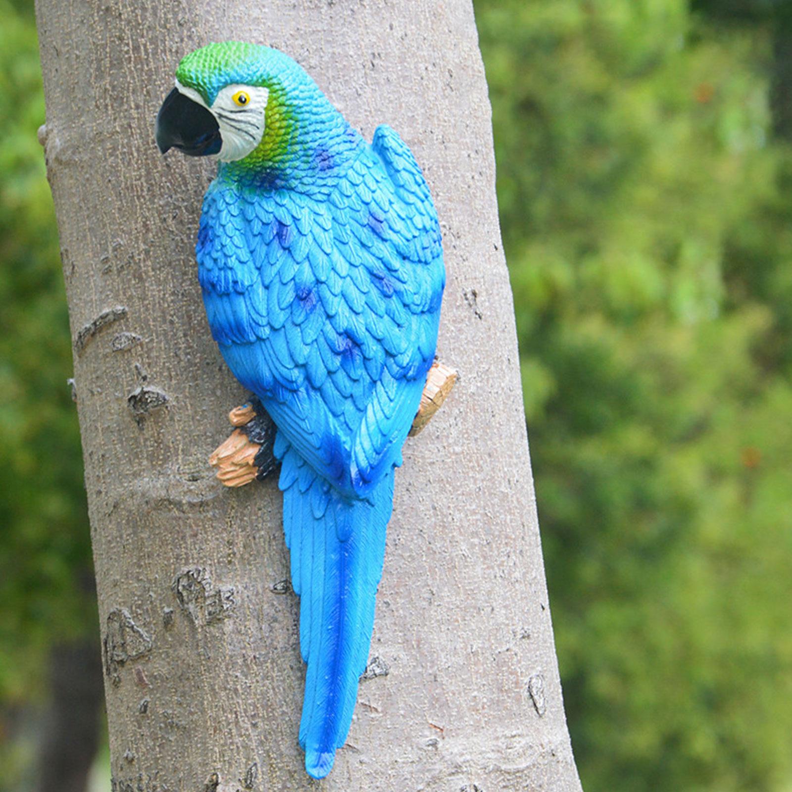 2 Pieces Parrot Figurines Yard - Resin Art Tree review and price