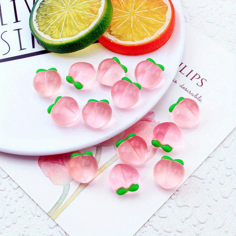 10Pcs New Transparent Peach Fl - Resin Art Kits For Adults review and price
