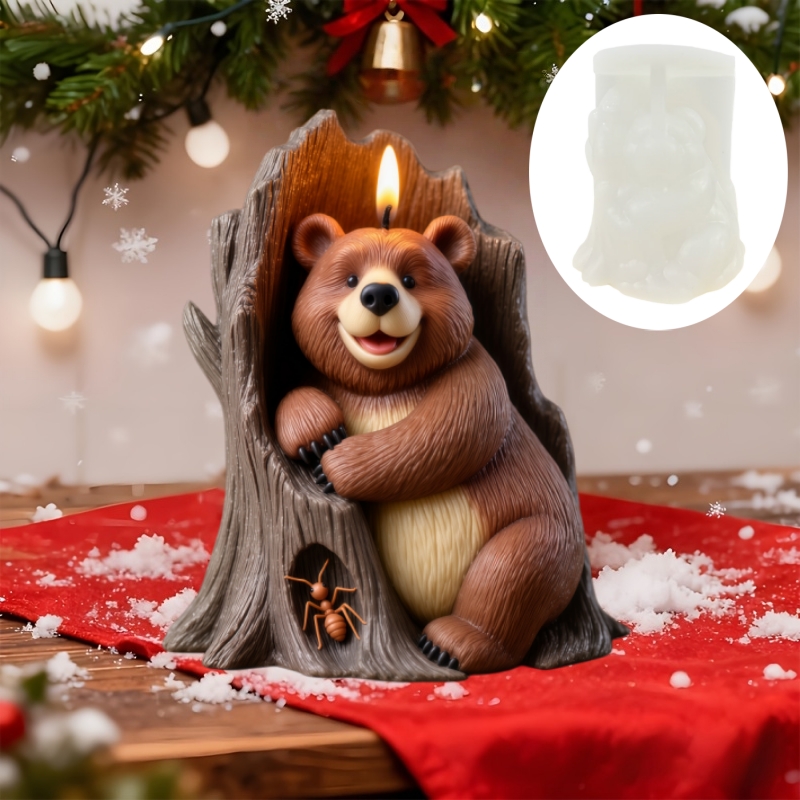 Ant Picking Bear Candle Silico - Resin Art Tree review and price