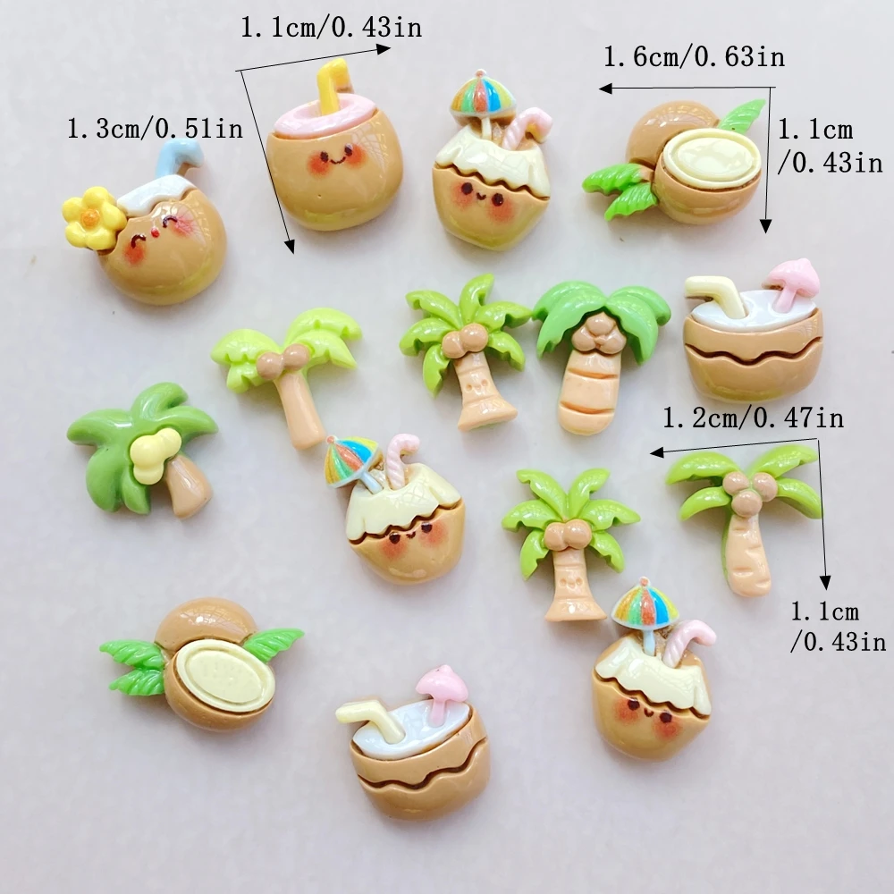 20Pcs Cute Cartoon Coconut Dri - Resin Art Tree review and price