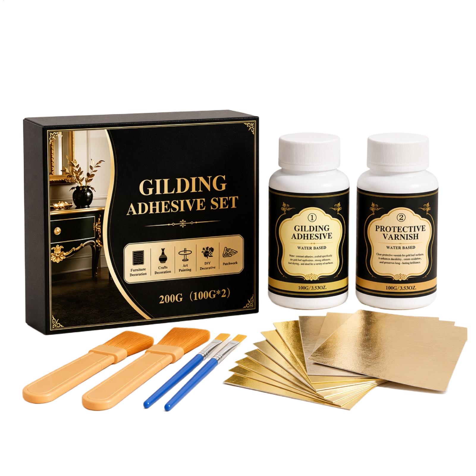 NEW Gilding Adhesive Water-Bas - Gold Leaf Foil review and price