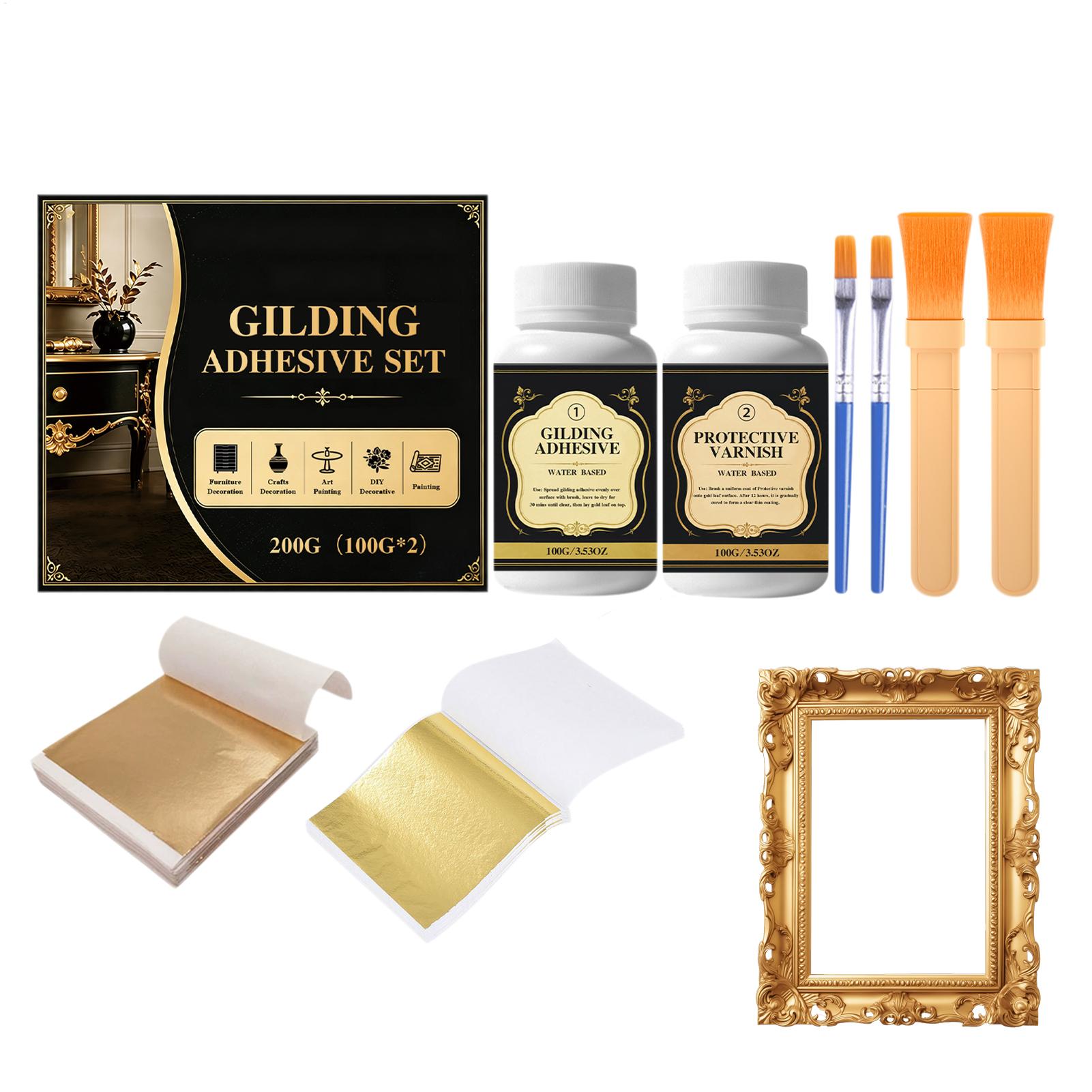 NEW Gilding Adhesive Water-Bas - Gold Leaf Foil review and price