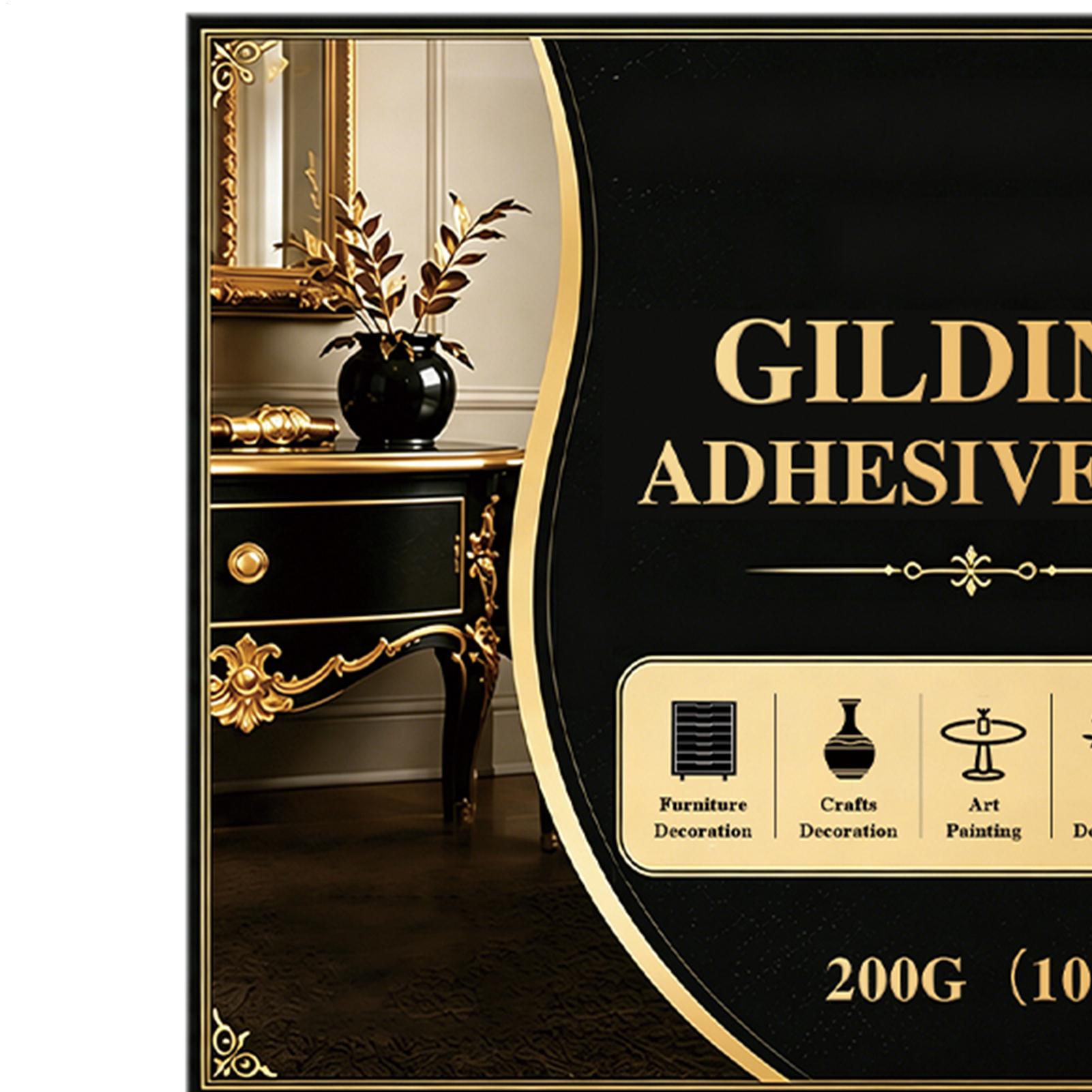 NEW Gilding Adhesive Water-Bas - Gold Leaf Foil review and price