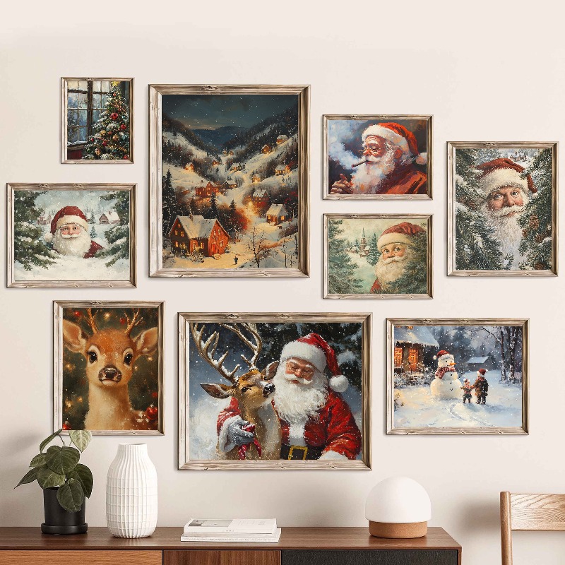 Vintage Christmas Wall Art Pri - Xmas Resin Art review and price