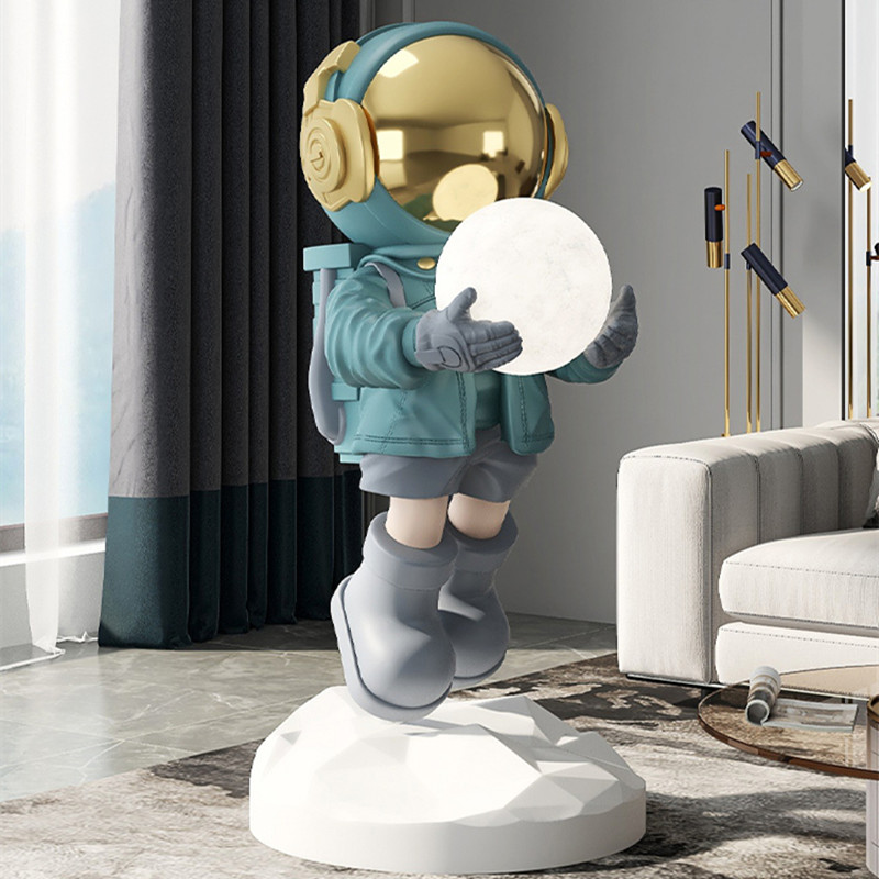 Astronaut floor lamp Decor Sta - Resin Art On Floor review and price