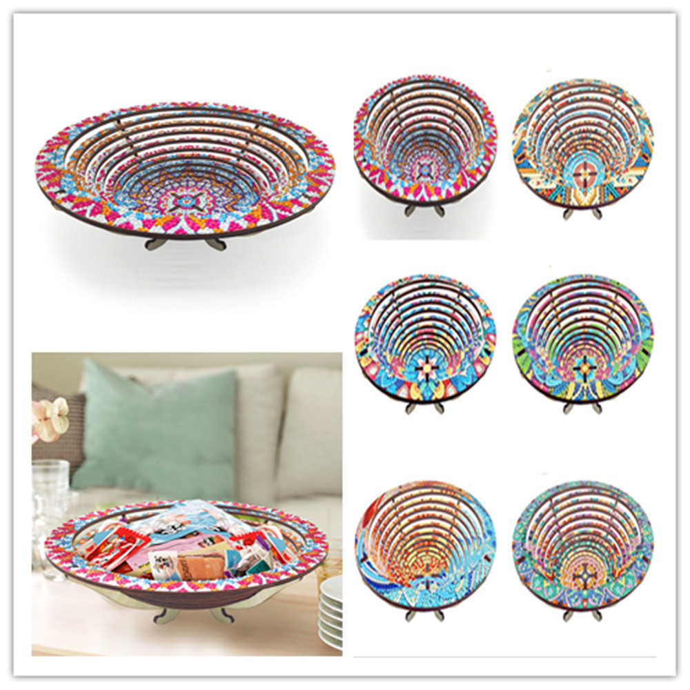 Wooden Mandala 5D Diamond Pain - Resin Art Wooden Tray review and price
