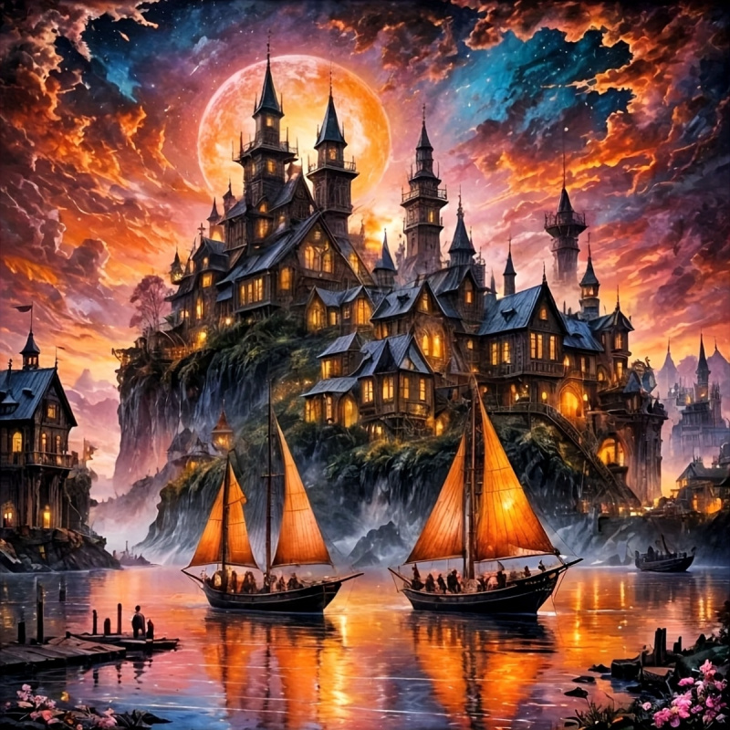 Diamond Painting Kit, Castle a - Resin Art Work review and price