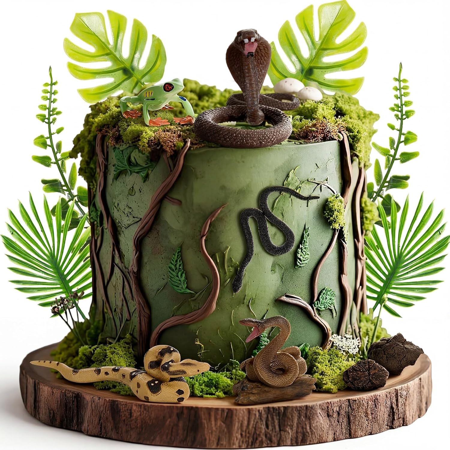 19 Pcs Snake Cake Toppers Deco - Resin Art Tree review and price