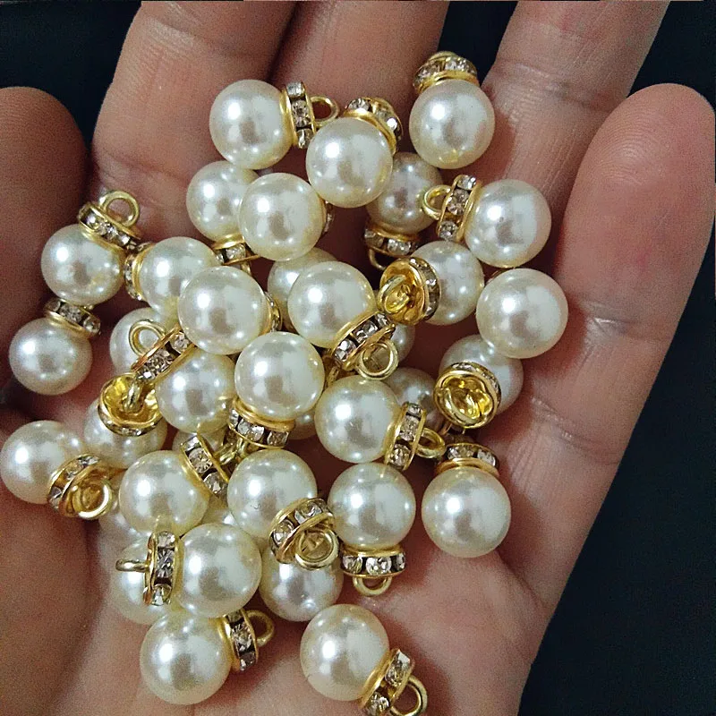 30Pcs Round Pearl Diamond Pend - Resin Art Wedding Gift review and price