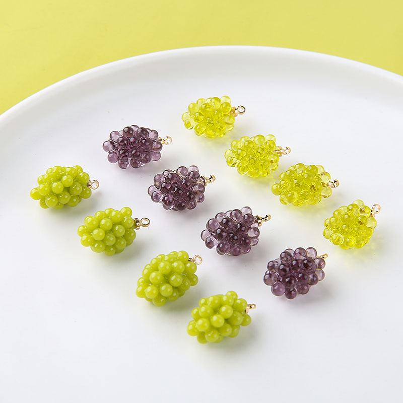 6pcs Cute Little Grapes Resin  - Resin Art Kits For Adults review and price