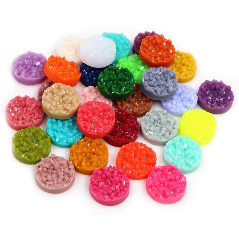 40pcs Resin Druzy Cabochons Do - Resin Art Kits For Adults review and price