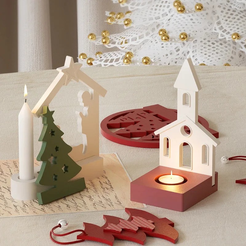 Halloween Christmas  Candle Ho - Xmas Resin Art review and price