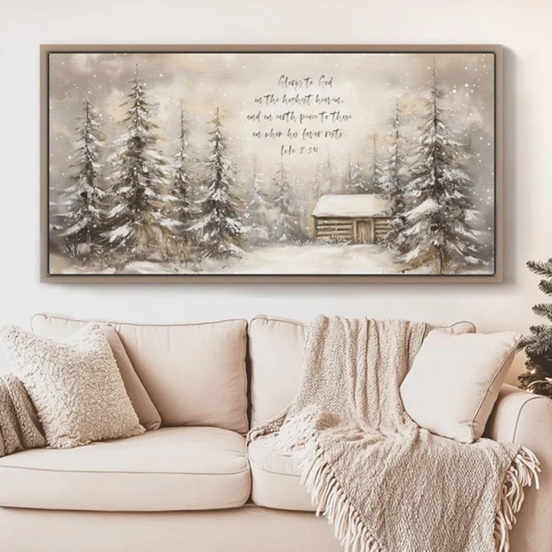 Christmas Bible Verse Wall Art - Resin Art Quote review and price