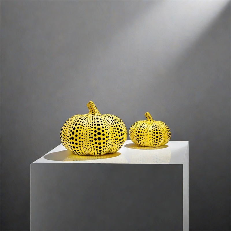 Yellow Pumpkin Resin Pigeon Ow - Resin Art Wedding Gift review and price