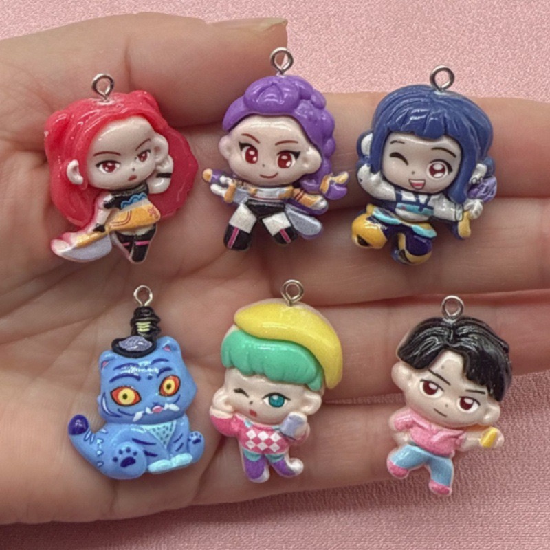 10pcs resin cartoon pendant, D - Resin Art Kits For Adults review and price