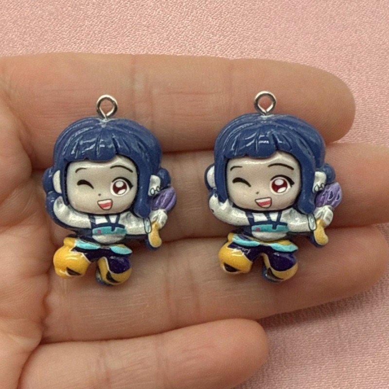 10pcs resin cartoon pendant, D - Resin Art Kits For Adults review and price