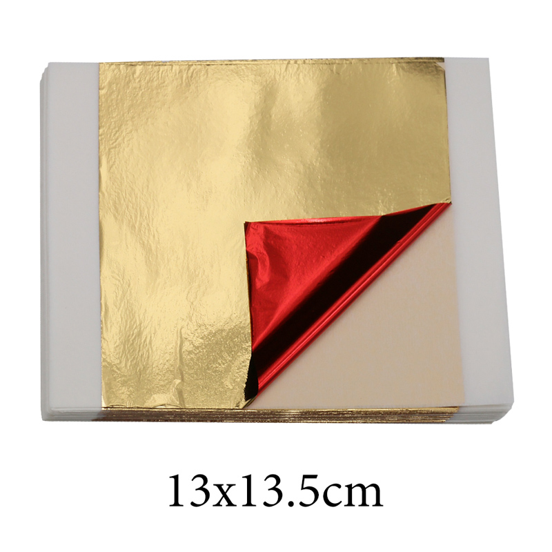 100pcs Imitation Gold Leaf Foi - Resin Art Wedding Gift review and price