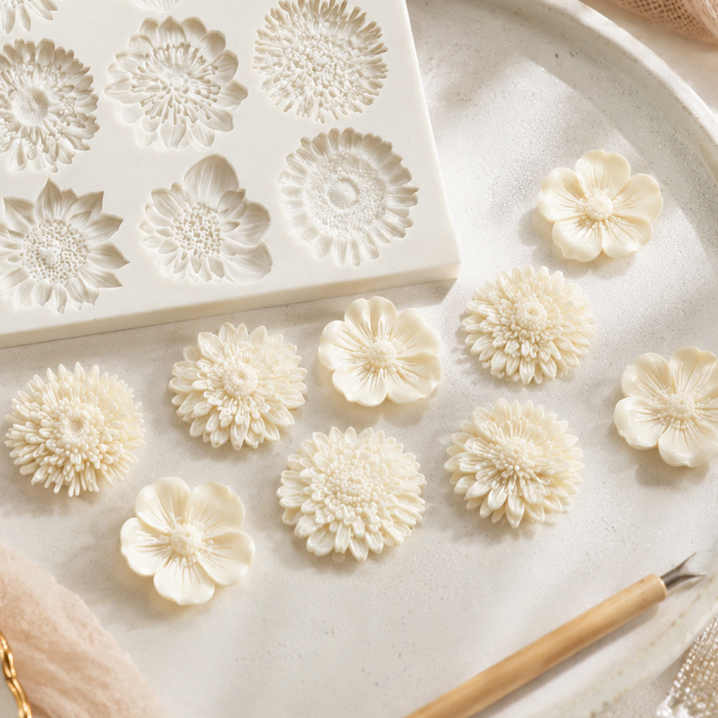 Flower Silicone Mold Set for R - Resin Art Jewellery review and price