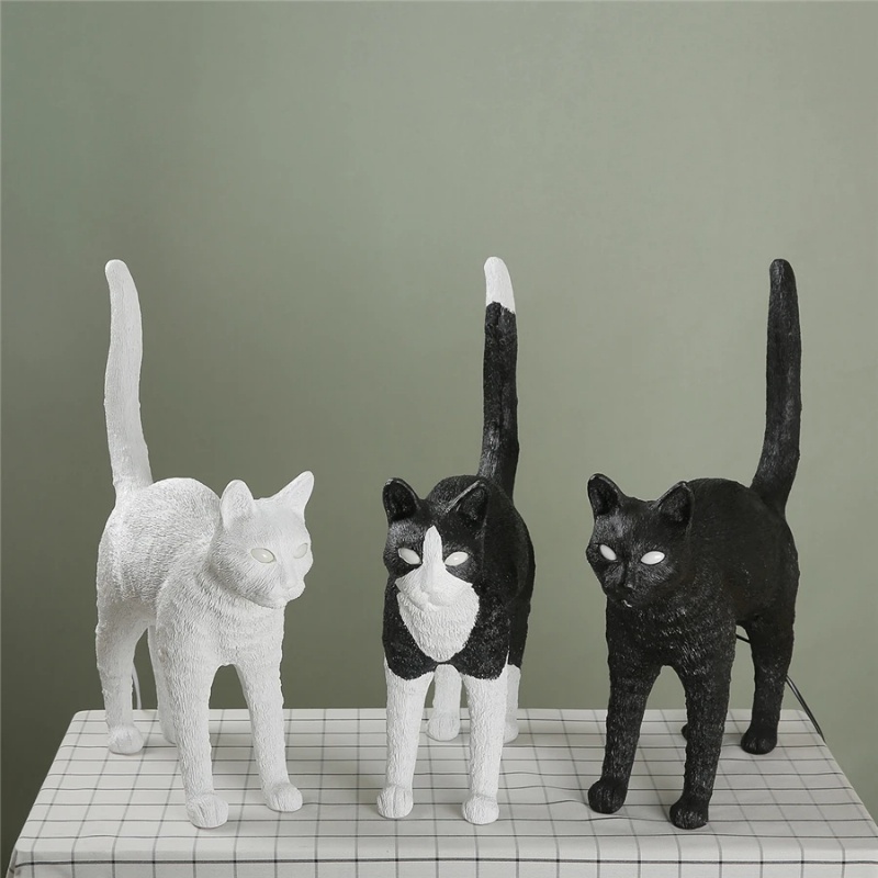 Nordic cat Table Lamp Resin an - Resin Art On Floor review and price