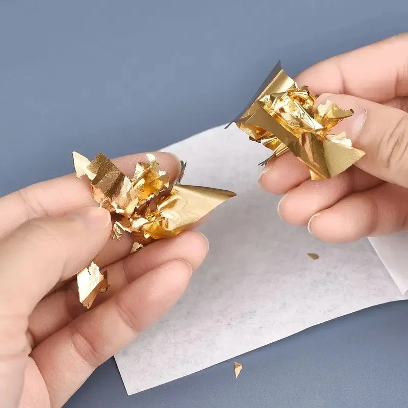 100-300pcs Imitation Gold Silv - Gold Leaf Foil review and price