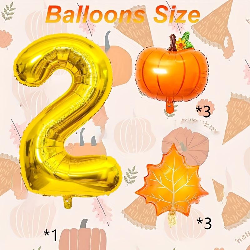 7Pcs Pumpkin Maple Leaves Foil - Gold Leaf Foil review and price