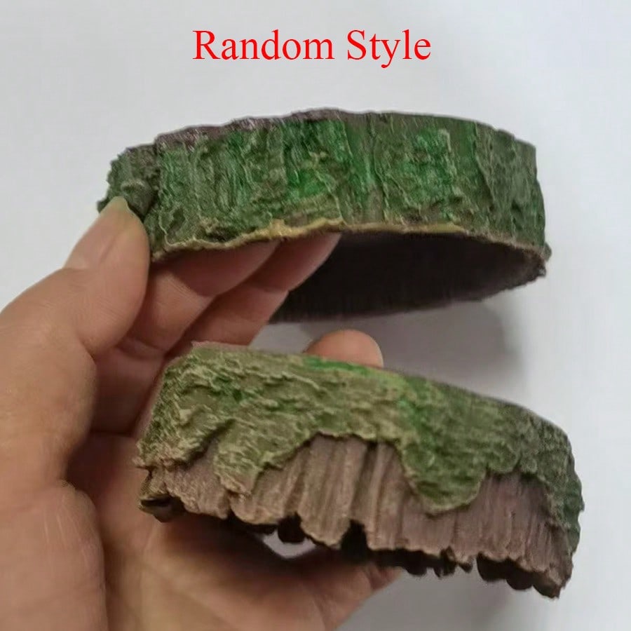 1 pcs Tree Stump  Shaped Repti - Resin Art Tree review and price