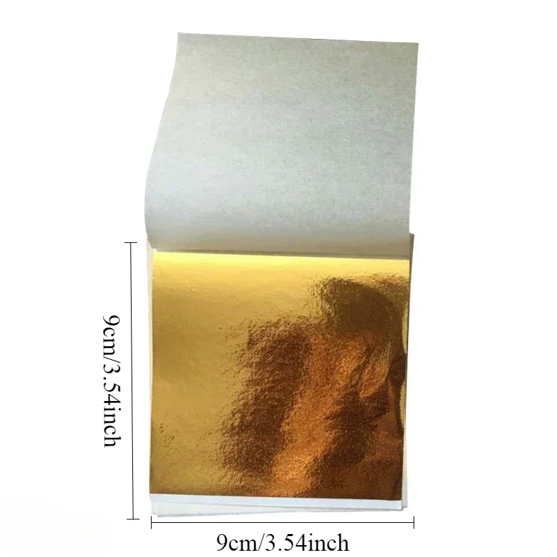 500 Sheets Imitation Gold Silv - Gold Leaf Foil review and price