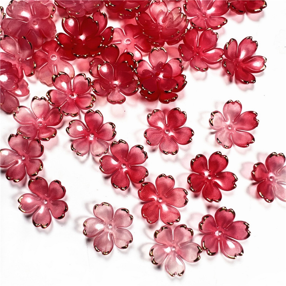 50pcs/lot 19mm Acrylic Cherry  - Resin Art Kits For Adults review and price