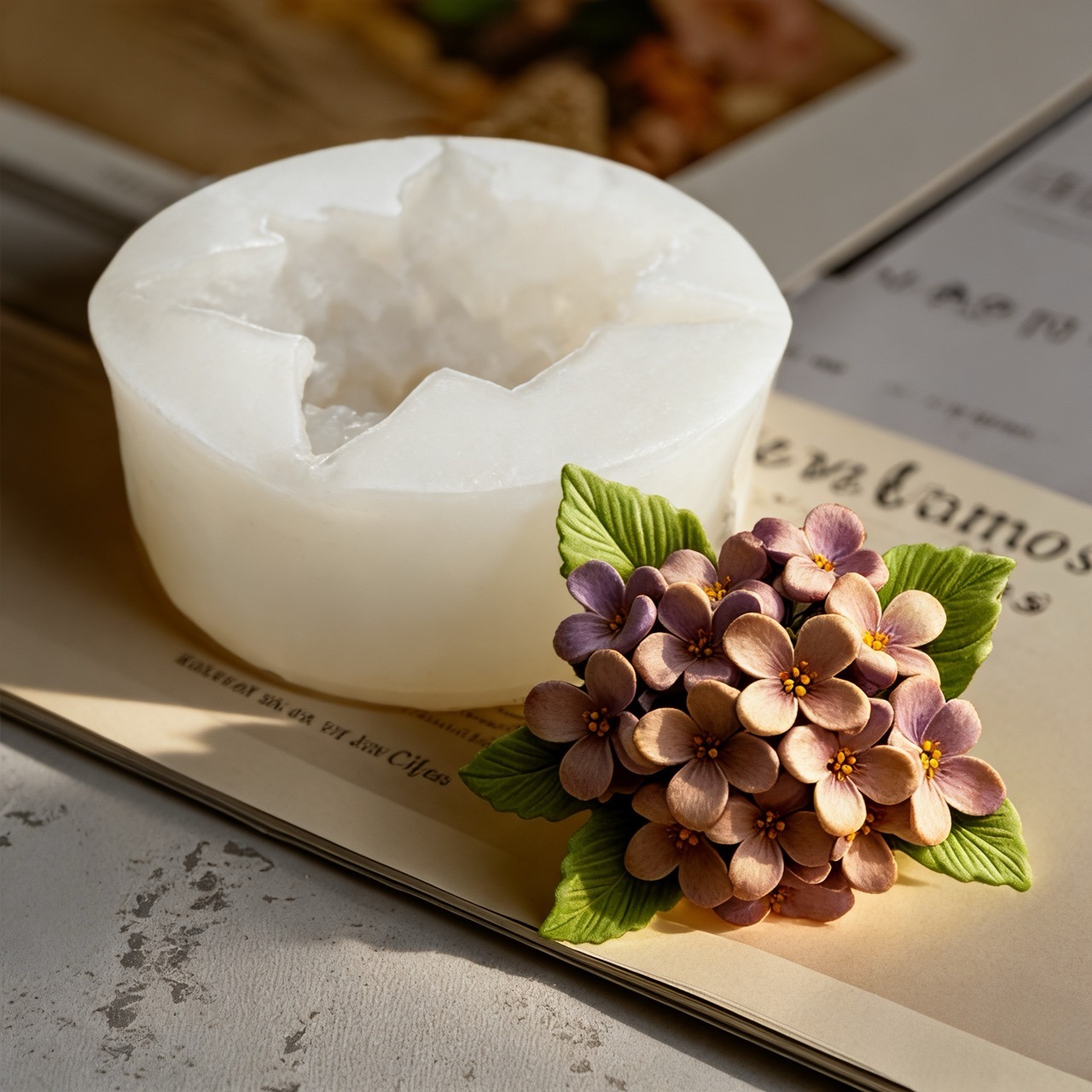 2-Piece 3D Rose and Lilac Sili - Resin Art Wedding Gift review and price
