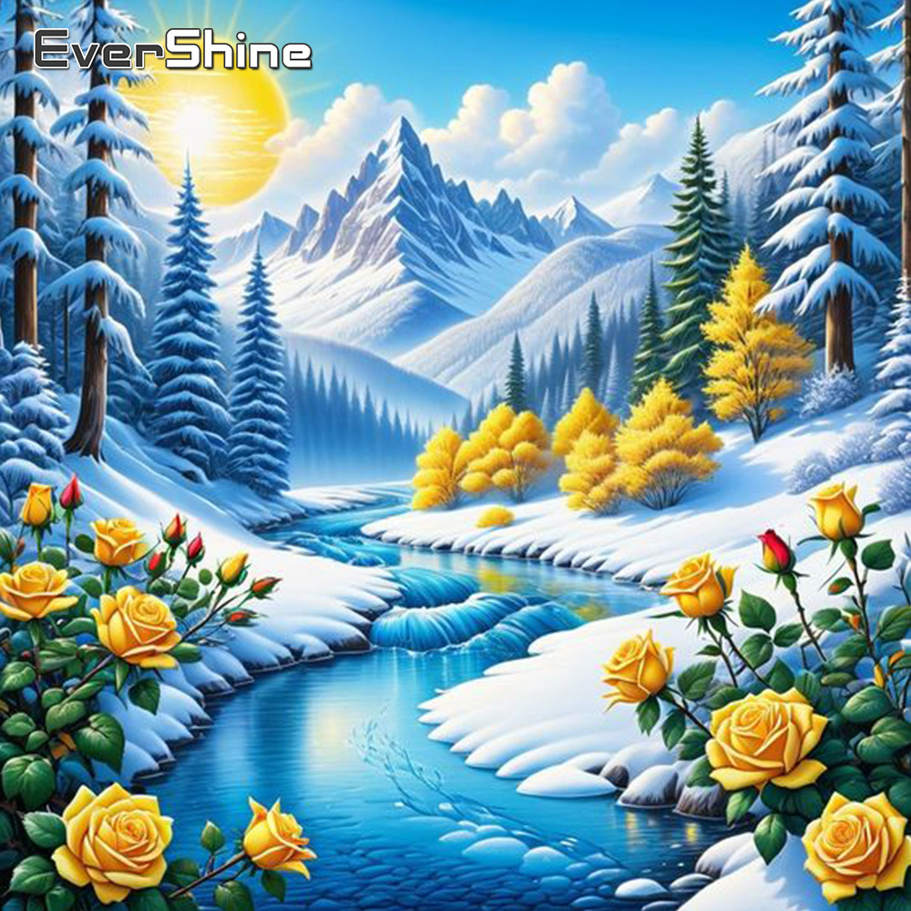 Evershine River Diamond Painti - Resin Art Flowers review and price