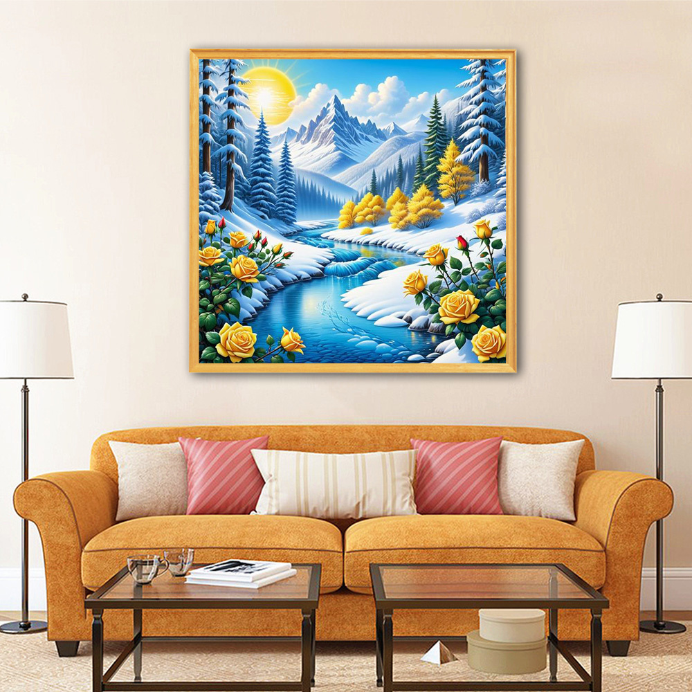 Evershine River Diamond Painti - Resin Art Flowers review and price