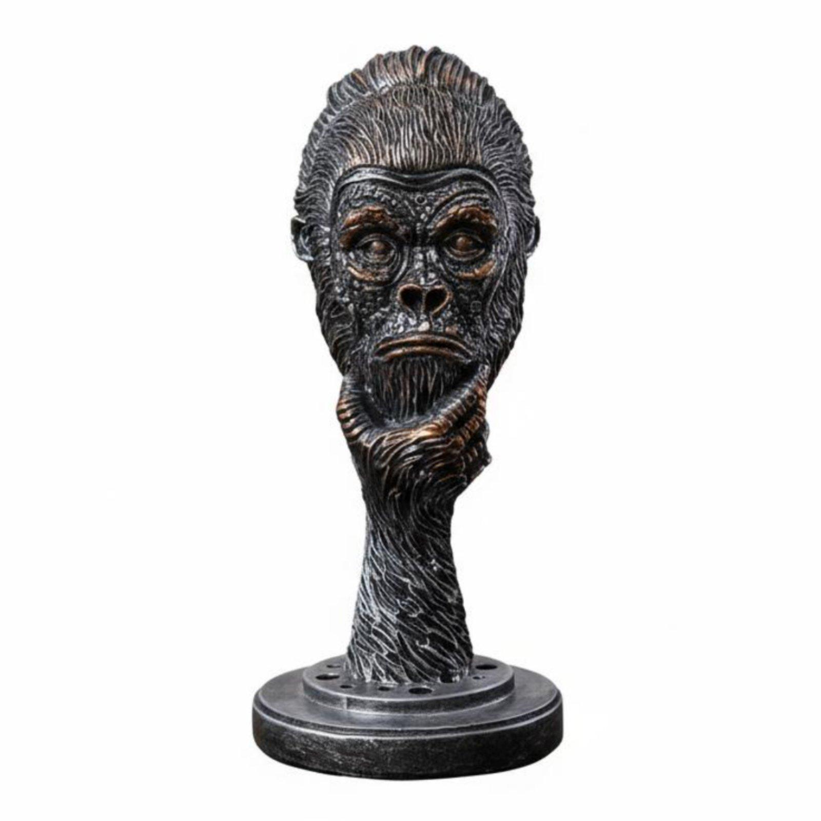 Thinking Gorilla Statue Unique - Resin Art Unique Ideas review and price