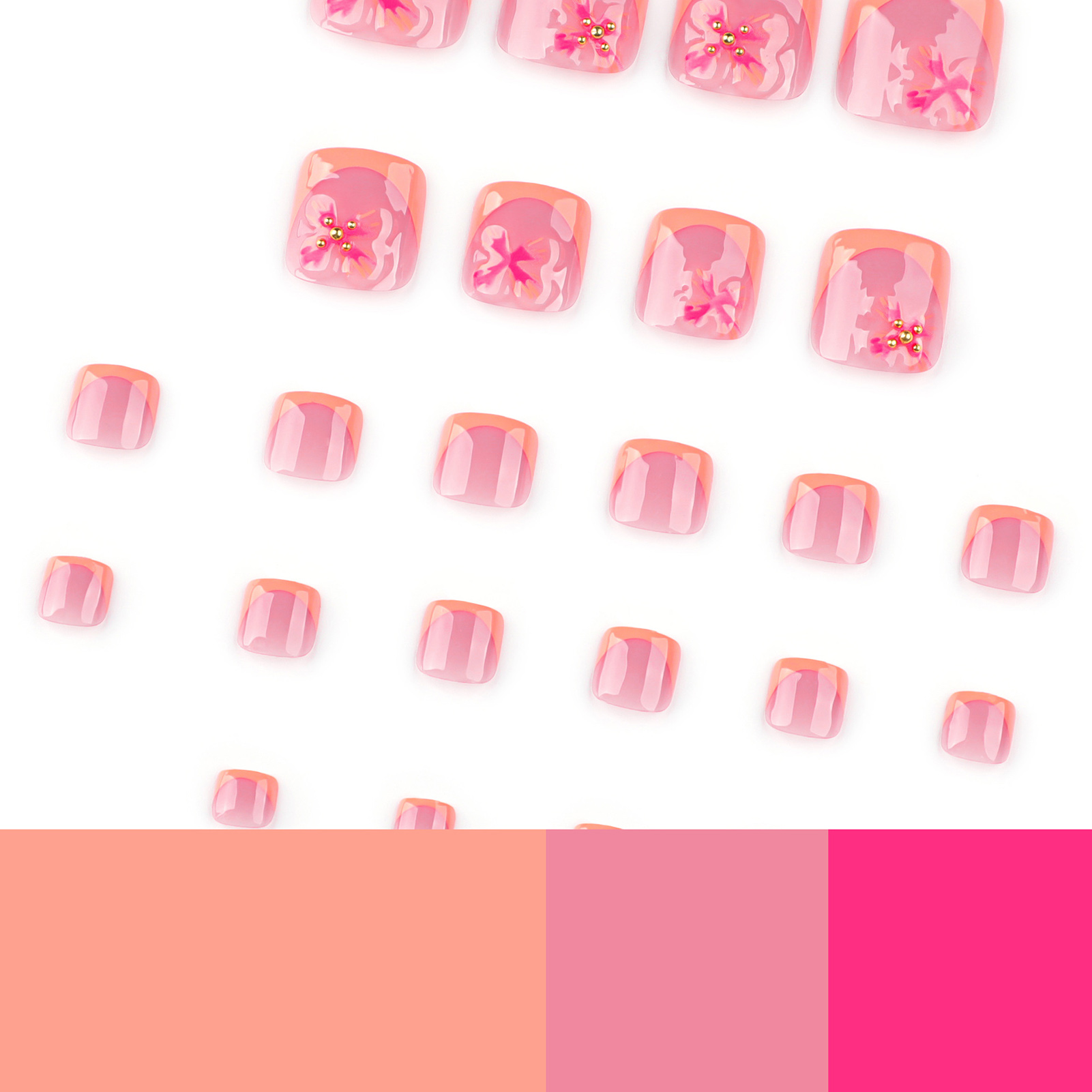 24pcs Charming Flower Pattern  - Resin Art Flowers review and price