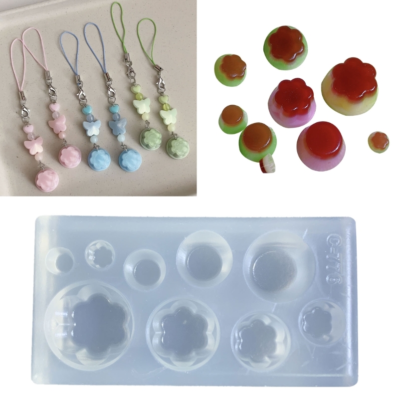 Cute Pudding Shape Silicone Mo - Resin Art Glue review and price