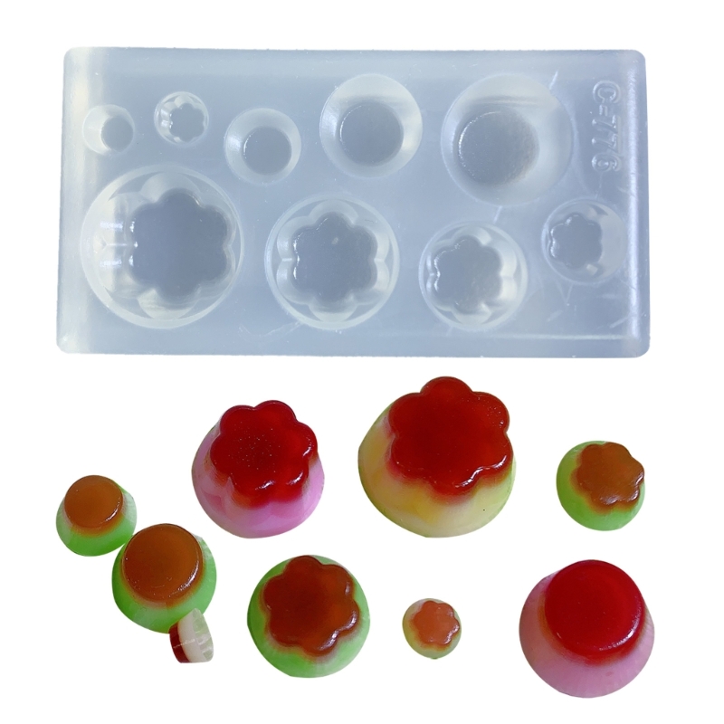 Cute Pudding Shape Silicone Mo - Resin Art Glue review and price