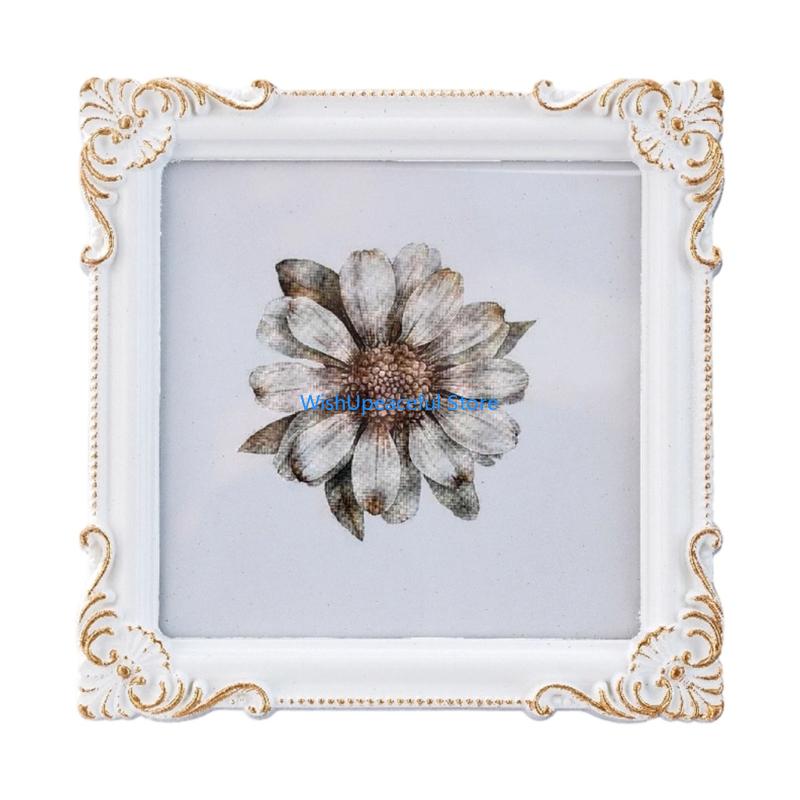 34YA Retro Picture Frame,Decor - Resin Art Photo Frame review and price