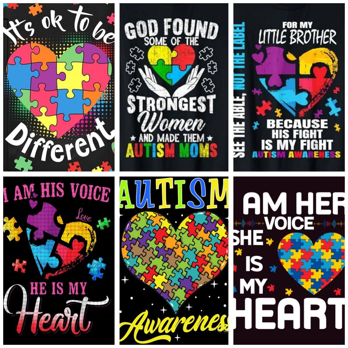Autism Awareness Posters 5D Ad - Resin Art Quote review and price